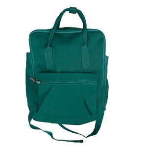 green toddler children daycare school weekend travel camping backpack tote bag